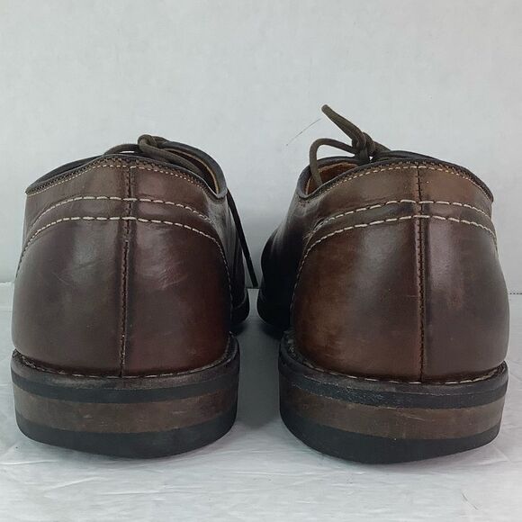 Allen Edmonds Clark Street Lace Up Oxford Men Dress Brown Leather Shoes 9 - Picture 5 of 10